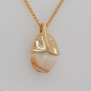 14K Capped Elk Ivory Pendant