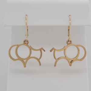 14K Simms Bison Earrings