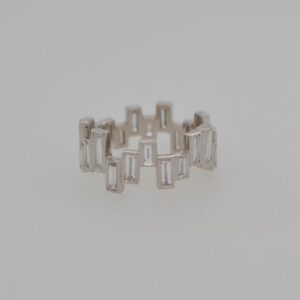 One of a Kind, Platinum Baguette Diamond Eternity Ring