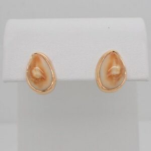 14K Elk Ivory Post Earrings