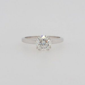 14K Solitaire 1.30 Carat Diamond Ring