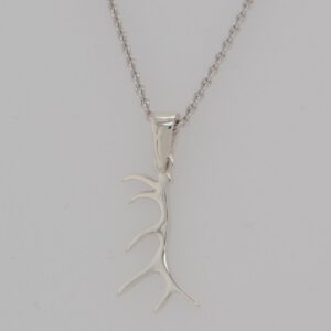Sterling Silver Antler Pendant