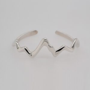 Sterling Silver Lightweight Teton Cuff Bracelet
