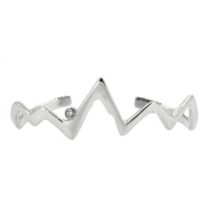 Sterling Silver Diamond Teton Bracelet Lightweight