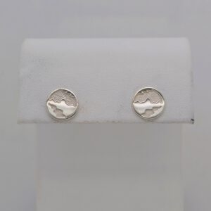 Sterling Silver Teton Solid Post Earrings