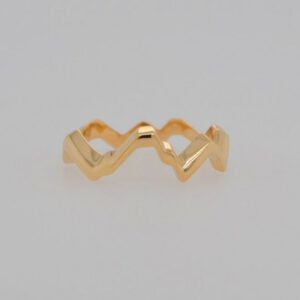 14K Yellow Gold Teton Silhouette Ring